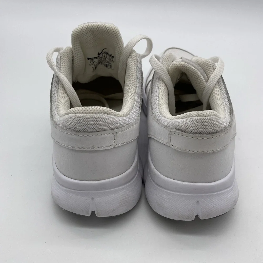 Nike Youth Flex Experience GS Trainers Sneaker Shoes White Leather 631495100 4.5